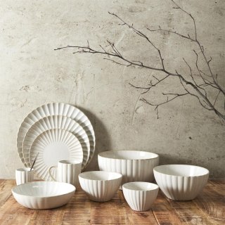 Ceramiczny talerz płaski japandi Beju Sara II