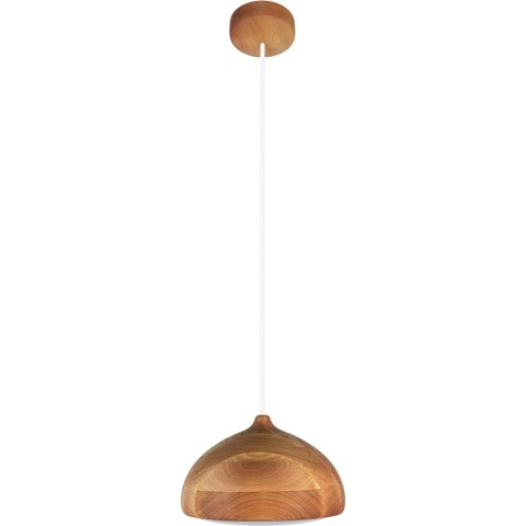 Lampa wisząca drewniana japandi Kame - widok produktu na białym tle