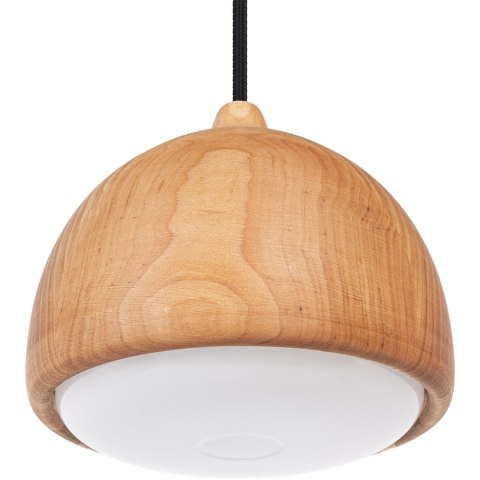 Lampa wisząca drewniana olchowa japandi Donguri II