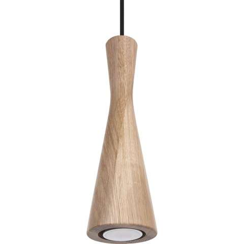lampa wisząca Shizuku drewniana dolna część źródło światła skierowane w dół
