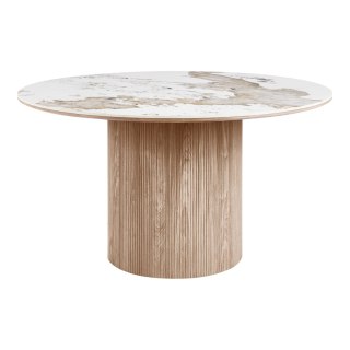 Ceramiczny stół jadalniany japandi 140 cm Seramikkusu