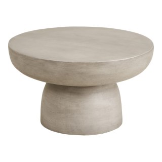 Stolik kawowy szary okrągły 70 cm Tataki