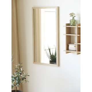 Drewniane lustro ścienne japandi 75x45 cm Mori Noe II