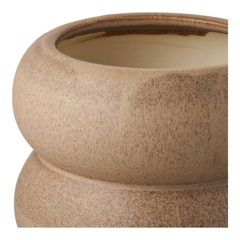 Detal górnego pierścienia ceramicznej osłonki Kaseki, ukazujący matową, nakrapianą strukturę.