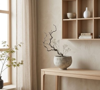 Ceramiczna doniczka osłonka Biseki szara – średnica 26 cm
