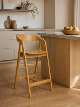 Dębowy hoker japandi Aori Natural Oak