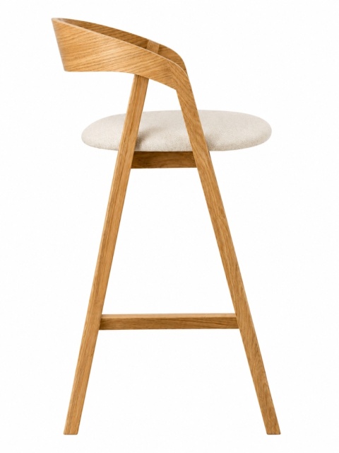 Hoker dębowy Aori Oak Almond - widok z boku