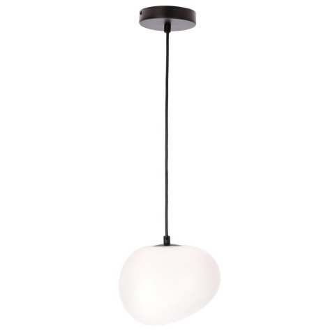 lampa wisząca biała mleczna Nagare 20 cm z organicznym kloszem