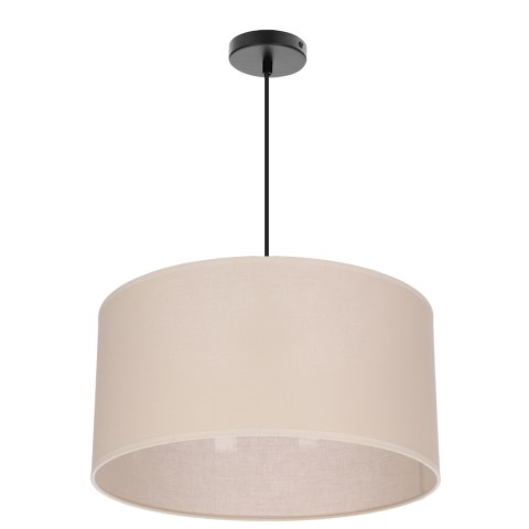 Beżowa lampa wisząca Maika Kinari na białym tle