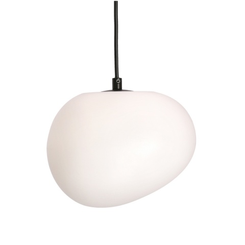 lampa wisząca Nagare 25 cm detal mlecznego klosza