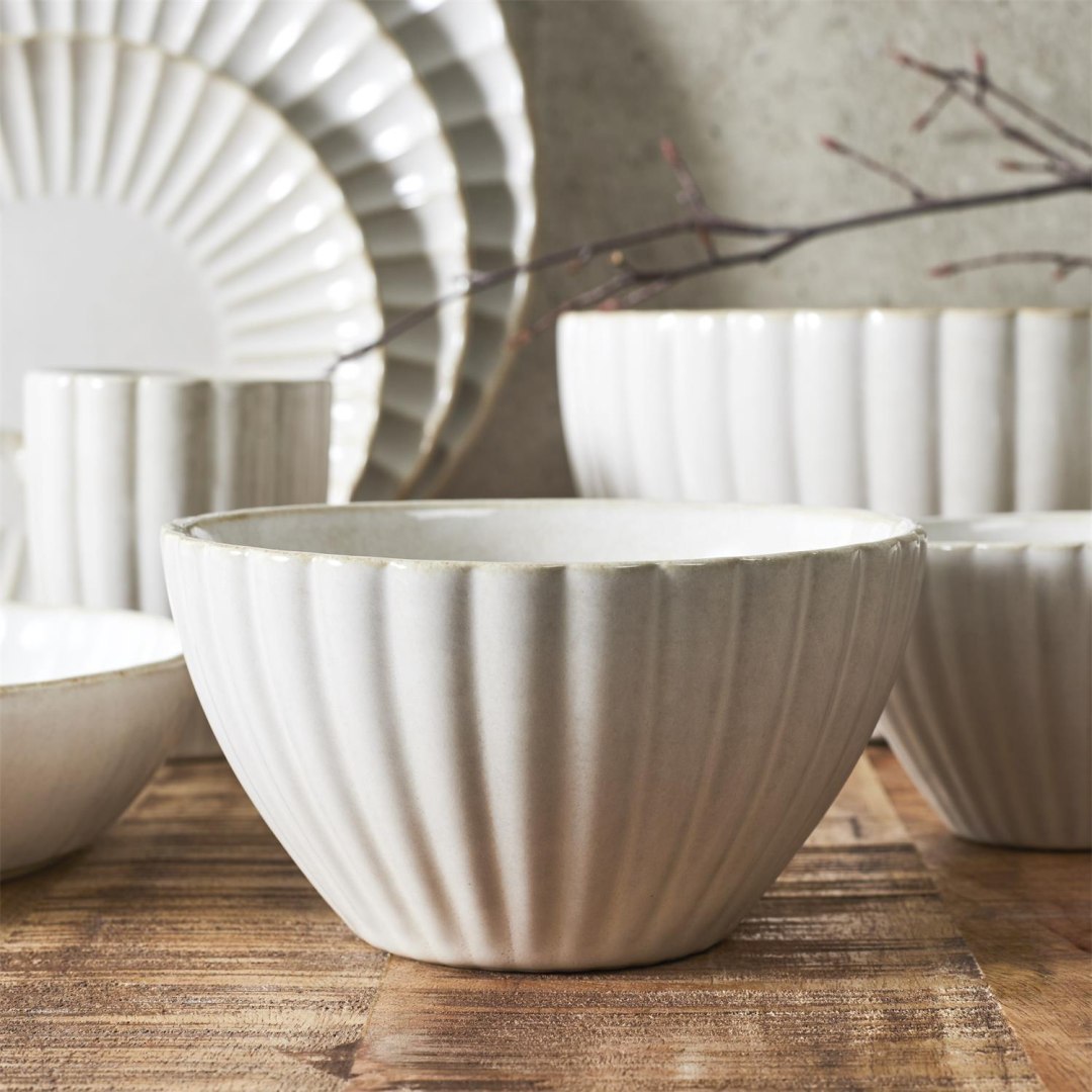 Ceramiczna miska ryflowana japandi Beju Boru II